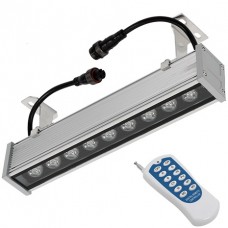 Wall Washer LED 9W 30cm 230V 45° RGB Πολύχρωμο IP65 98FLARE09/RGB